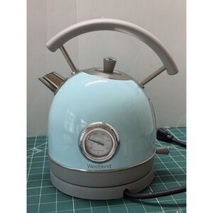 West Bend Electric Kettle Retro-Styled Stainless Steel 1500 Watts